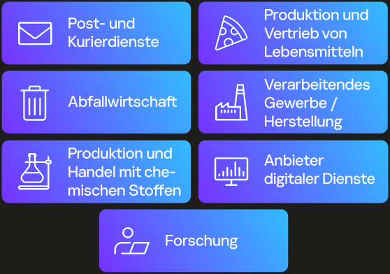 NIS-2: Wichtige Einrichtungen